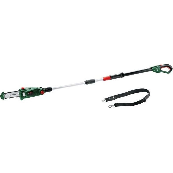 Elagueuse sur perche sans fil Bosch - UniversalChainPole 18 ( Livré sans batterie ni chargeur 18V-2,5Ah, Système 18V, coupe: 15cm) Elagueuse sur perche sans fil Bosch - UniversalChainPole 18 ( Livré sans batterie ni chargeur 18V-2,5Ah, Système 18V, coupe: 15cm)