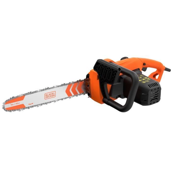 Tronçonneuse électrique filaire - BLACK&DECKER - BECS2040-QS - 2000W - 40cm Tronçonneuse électrique filaire - BLACK&DECKER - BECS2040-QS - 2000W - 40cm