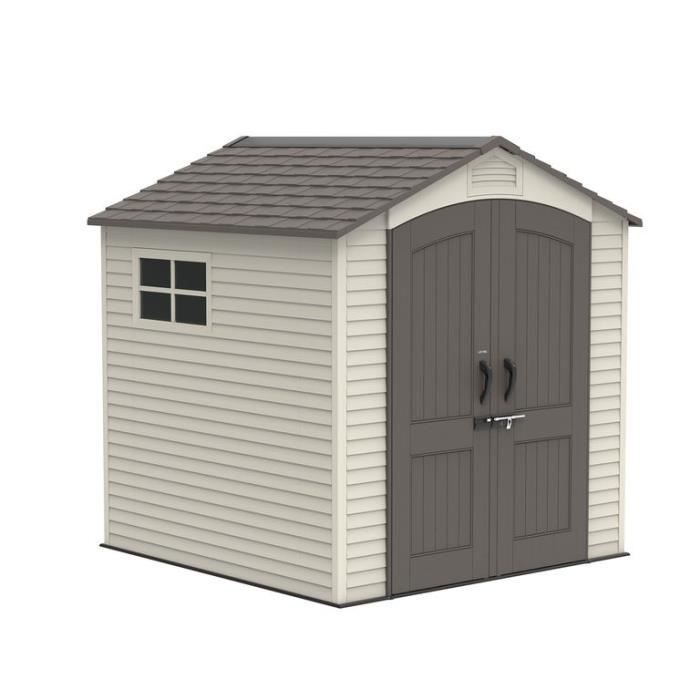 ABRI DE JARDIN HDPE LIFETIME 2,13 x 2,13 m / 4,54m² ABRI DE JARDIN HDPE LIFETIME 2,13 x 2,13 m / 4,54m²