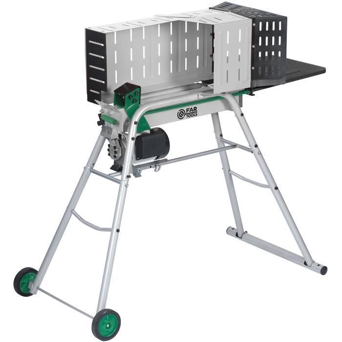 Fendeur de bûche 6T - Sur pieds - FARTOOLS - Diamètre max 25cm - Niveau sonore 78dB - Electrique Fendeur de bûche 6T - Sur pieds - FARTOOLS - Diamètre max 25cm - Niveau sonore 78dB - Electrique