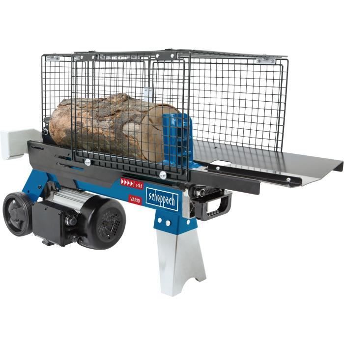 Fendeur de bûches électrique horizontal HL460 - 4T 1500W SCHEPPACH - Noir et bleu - 37 cm Ø 25 cm Fendeur de bûches électrique horizontal HL460 - 4T 1500W SCHEPPACH - Noir et bleu - 37 cm Ø 25 cm