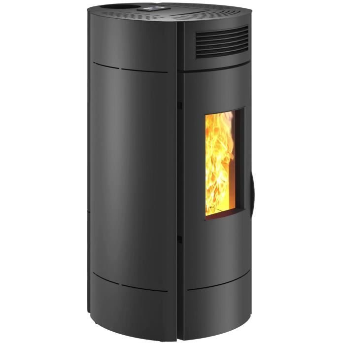 Poêle à granulés - INVICTA - Lodi 6 - Etanche - SDC WIFI - Noir Poêle à granulés - INVICTA - Lodi 6 - Etanche - SDC WIFI - Noir