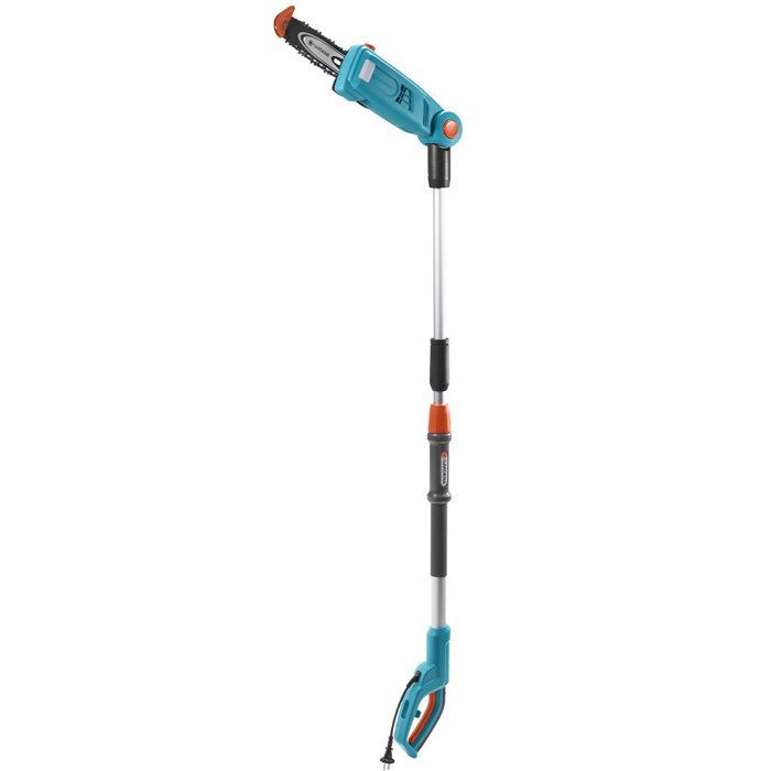 Elagueuse sur perche électrique GARDENA - TCS 720/20 - 720W - 20 cm - Manche télescopique 4.4m Elagueuse sur perche électrique GARDENA - TCS 720/20 - 720W - 20 cm - Manche télescopique 4.4m