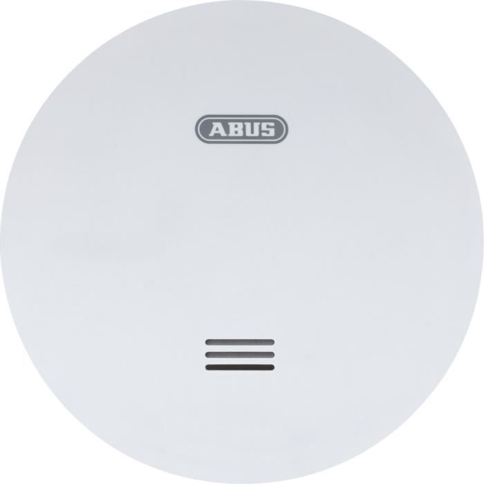 Détecteur de fumée - ABUS - RWM160 - Design ultraplat - Protection 40 m² - Alarme 85 dB - Pile lithium 10 ans Détecteur de fumée - ABUS - RWM160 - Design ultraplat - Protection 40 m² - Alarme 85 dB - Pile lithium 10 ans