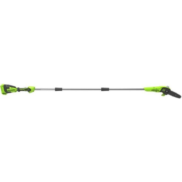 Elagueuse sur perche GREENWORKS 40V - 20 cm - Sans batterie ni chargeur - G40PSF Elagueuse sur perche GREENWORKS 40V - 20 cm - Sans batterie ni chargeur - G40PSF
