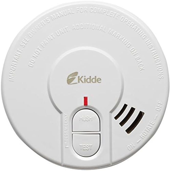 Détecteur de fumée Kidde 29hd optique sans fil - Blanc - Pile - En applique