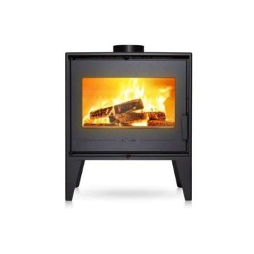 Poêle à bois en acier INVICTA - Puissance optimale: 8 kW - Max: 10 kW - Bûches 52 cm, Raccordable, Ecodesign