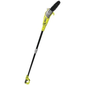 RYOBI - Elagueur sur perche 750 W - guide 20 cm incliné à 15°- 10 m/s - tube d'extension 90 cm - guide incliné à 15° - RPP750S