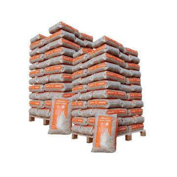 2 palettes de granulé de bois Wooday - palette de 65 sacs - livraison par Etablissement Nollet
