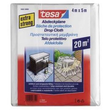 TESA Bâche de protection Extra Forte - 20m² - 4m x 5000mm