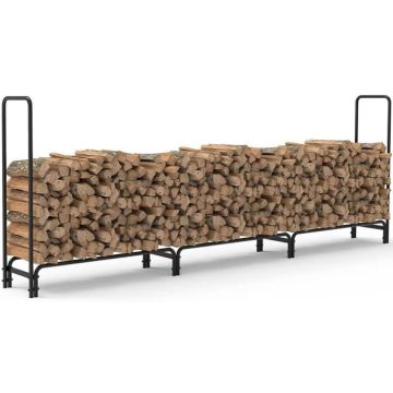 Range Bûches Extérieur Métal UNHO - Grande Capacité de Charge - 345x117x35cm