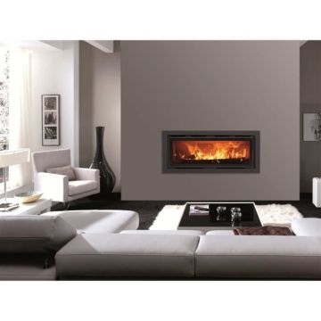 Foyer à bois - PANADERO - Hogar angle a gauche Ecodesign - 5,9 kw - Bûches 50 cm