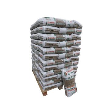 Granulés de bois GDM – Palette de 72 sacs de 15kg livaison incluse