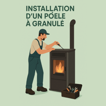 Installation de votre poêle à granulé